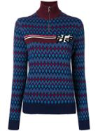 Prada Half Zip Knitted Sweater - Blue