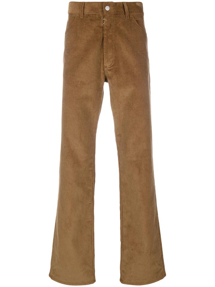 Maison Margiela Straight-fit Trousers - Brown