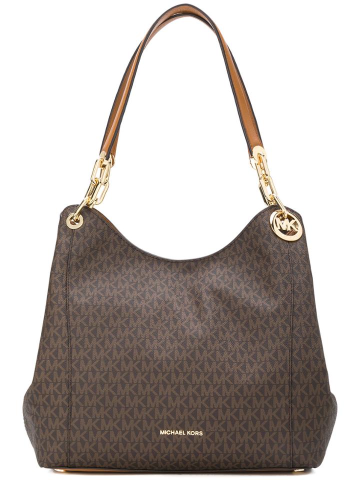 Michael Michael Kors Fulton Double Chamber Tote Bag - Brown