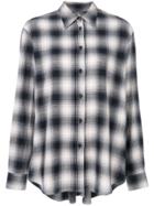 Mm6 Maison Margiela Checked Loose Fit Shirt - Black