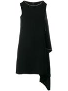 Mcq Alexander Mcqueen Asymmetric Detail Dress - Black