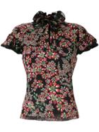 Giambattista Valli Fantasia Printed Georgette Top - Multicolour