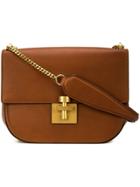 Oscar De La Renta Rider Crossbody Bag - Brown