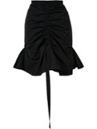 Ellery Peplum Skirt, Women's, Size: 8, Black, Polyester