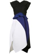 Proenza Schouler Color Block Dress - Black