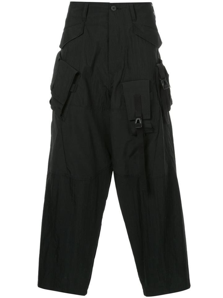 Julius Loose Fit Trousers - Black