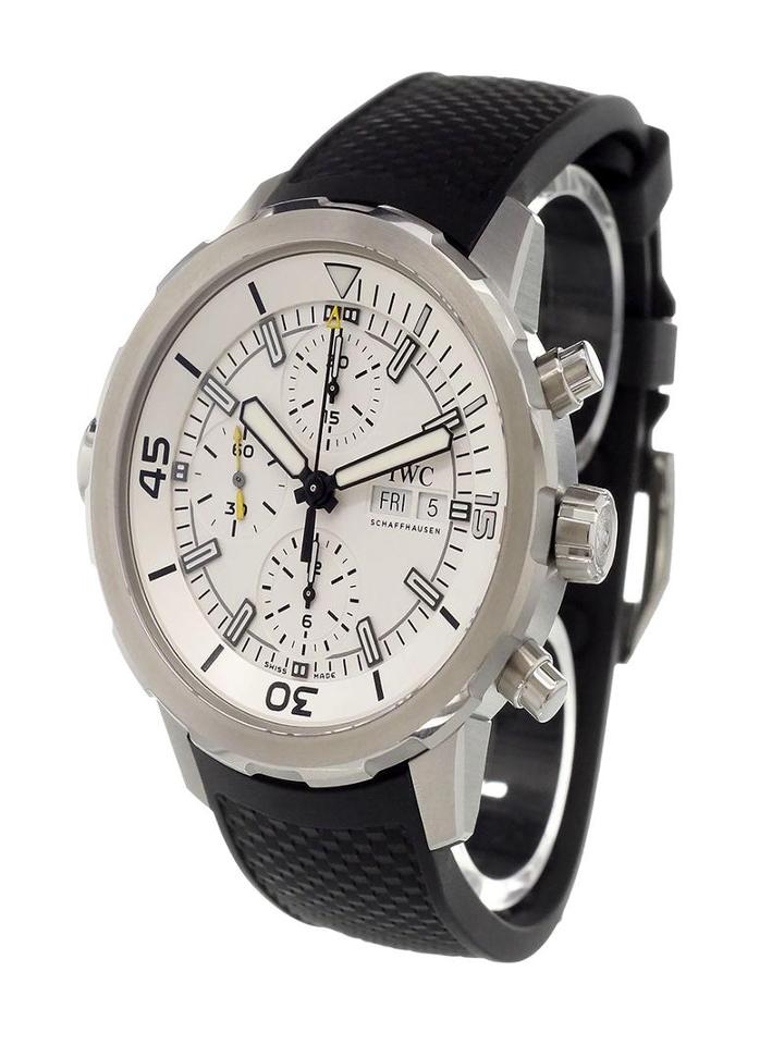 Iwc 'aquatimer' Analog Watch, Stainless Steel