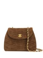 Chanel Pre-owned Cc Logo Quilted Shoulder Bag - Brown