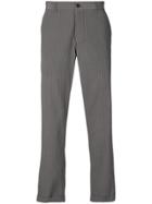 Ann Demeulemeester Striped Cropped Trousers - Grey