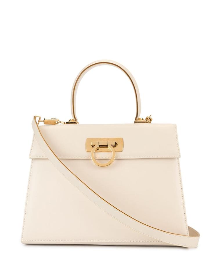 Salvatore Ferragamo Pre-owned Gancini Cross Body Bag - White