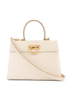 Salvatore Ferragamo Pre-owned Gancini Cross Body Bag - White