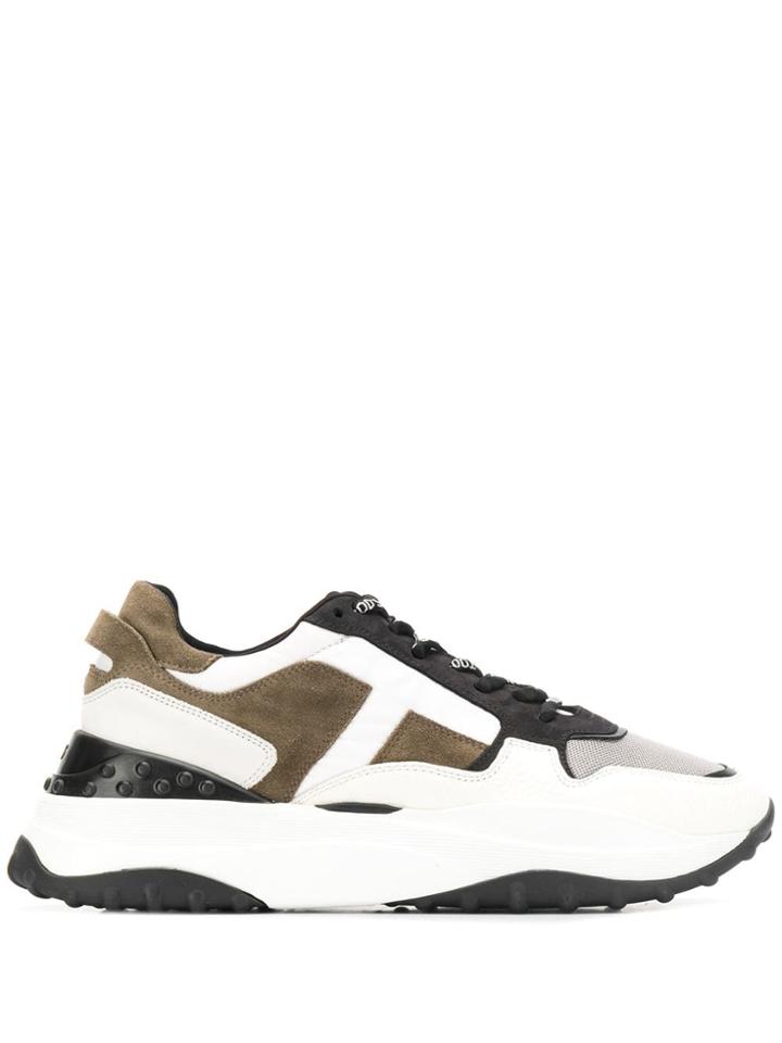 Tod's Panelled Low Chunky Sneakers - Grey