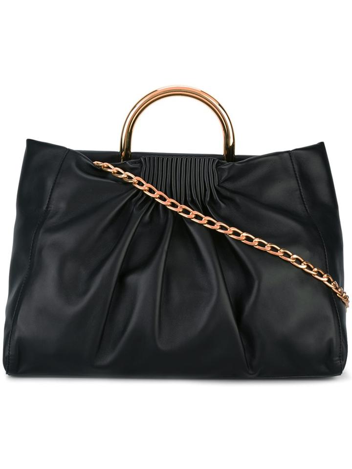 Stella Mccartney 'nina' Tote, Women's, Black, Polyurethane/polyester