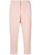 No21 Tapered Crop Trousers - Nude & Neutrals