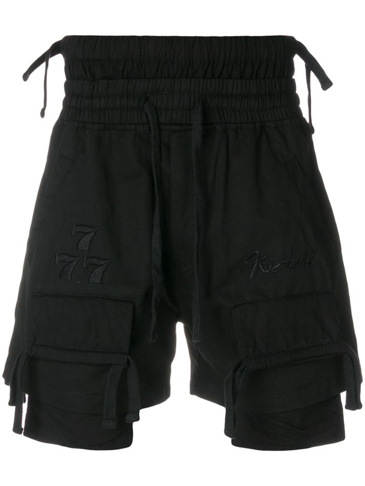 Ktz Cargo Shorts - Black