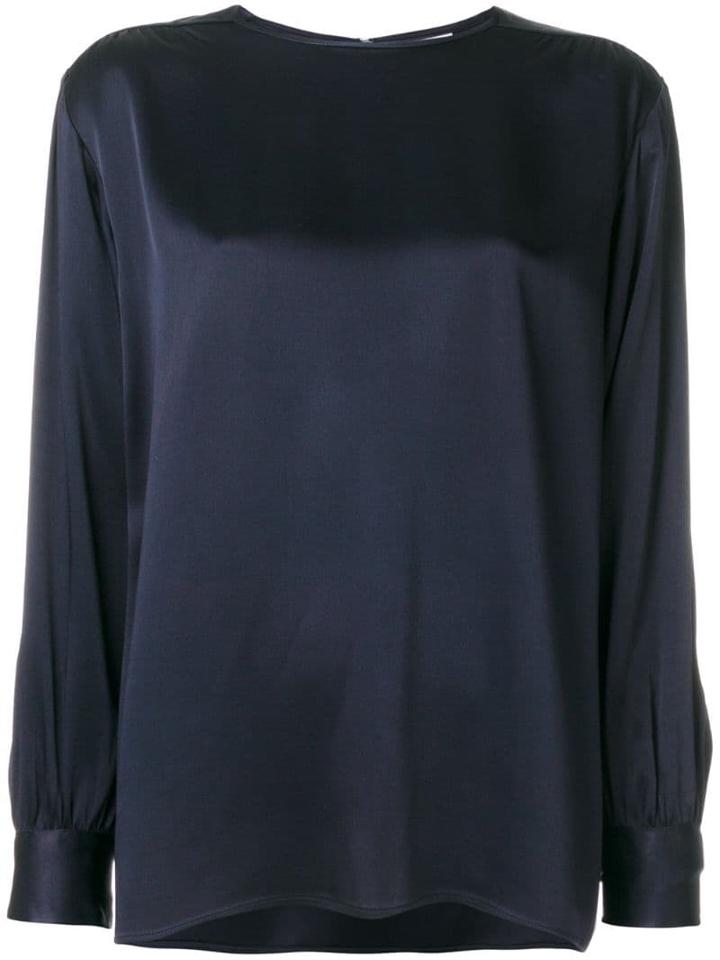 Yves Saint Laurent Pre-owned Classic Shift Blouse - Blue
