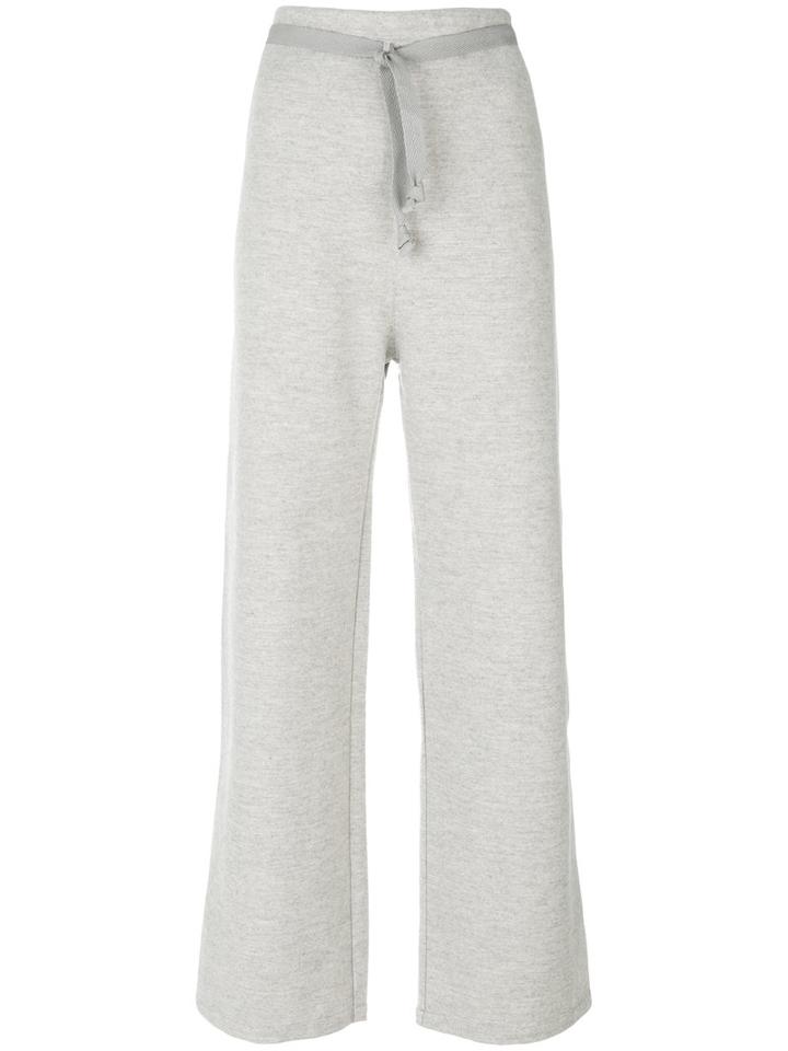 Humanoid - Drawstring Straight Trousers - Women - Cotton/polyamide/virgin Wool - M, Grey, Cotton/polyamide/virgin Wool