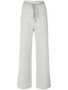 Humanoid - Drawstring Straight Trousers - Women - Cotton/polyamide/virgin Wool - M, Grey, Cotton/polyamide/virgin Wool
