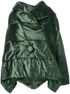 Issey Miyake Pre-owned Asymmetric Padded Jacket - Green