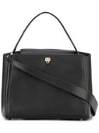 Valextra - Classic Tote - Women - Calf Leather - One Size, Black, Calf Leather