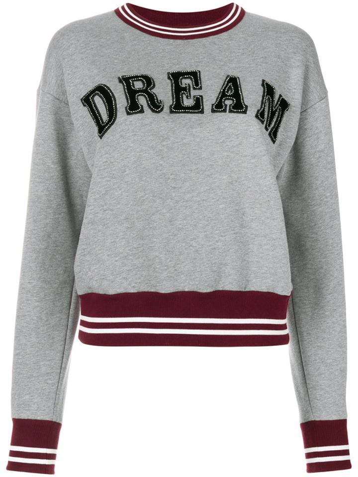 No21 Dream Lettered Jumper - Grey
