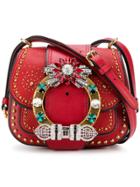 Miu Miu Dahlia Shoulder Bag - Red