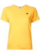 Comme Des Garçons Play Black Heart T-shirt - Yellow & Orange