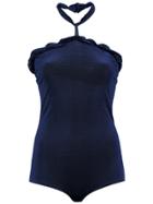 Lilly Sarti Velvet Bodysuit - Blue