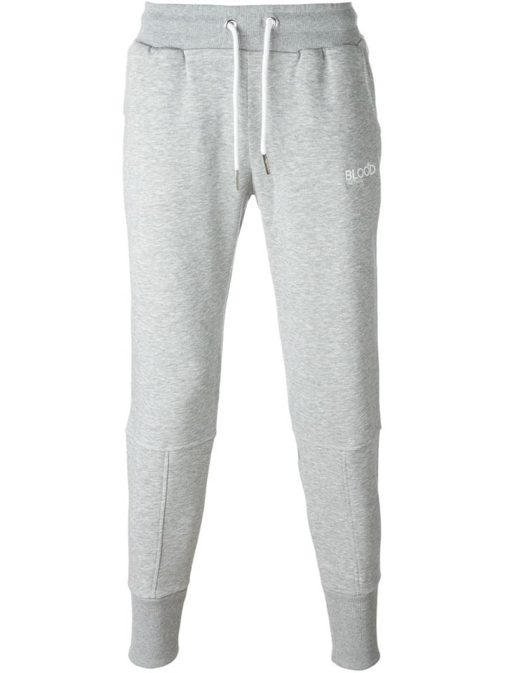 Blood Brother Cuffed Sweatpants, Men's, Size: Large, Grey, Cotton/polyester