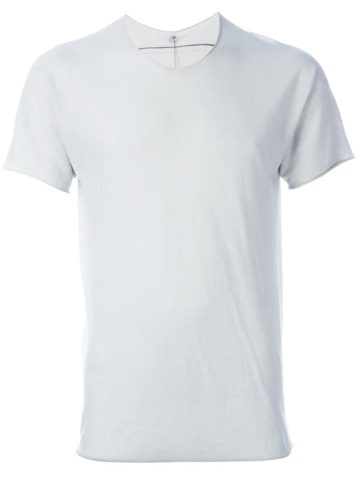 Label Under Construction Parabolic Zipped Seam T-shirt - Nude &