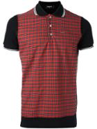 Dsquared2 - Gingham Check Polo Shirt - Men - Cotton - Xl, Black, Cotton