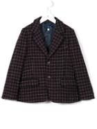 Simonetta Checked Blazer, Toddler Boy's, Size: 4 Yrs, Red