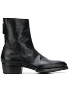 Premiata Low Heel Boots - Black