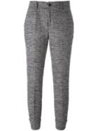 7 For All Mankind Tapered Trousers, Women's, Size: 31, Grey, Polyamide/spandex/elastane/viscose/wool