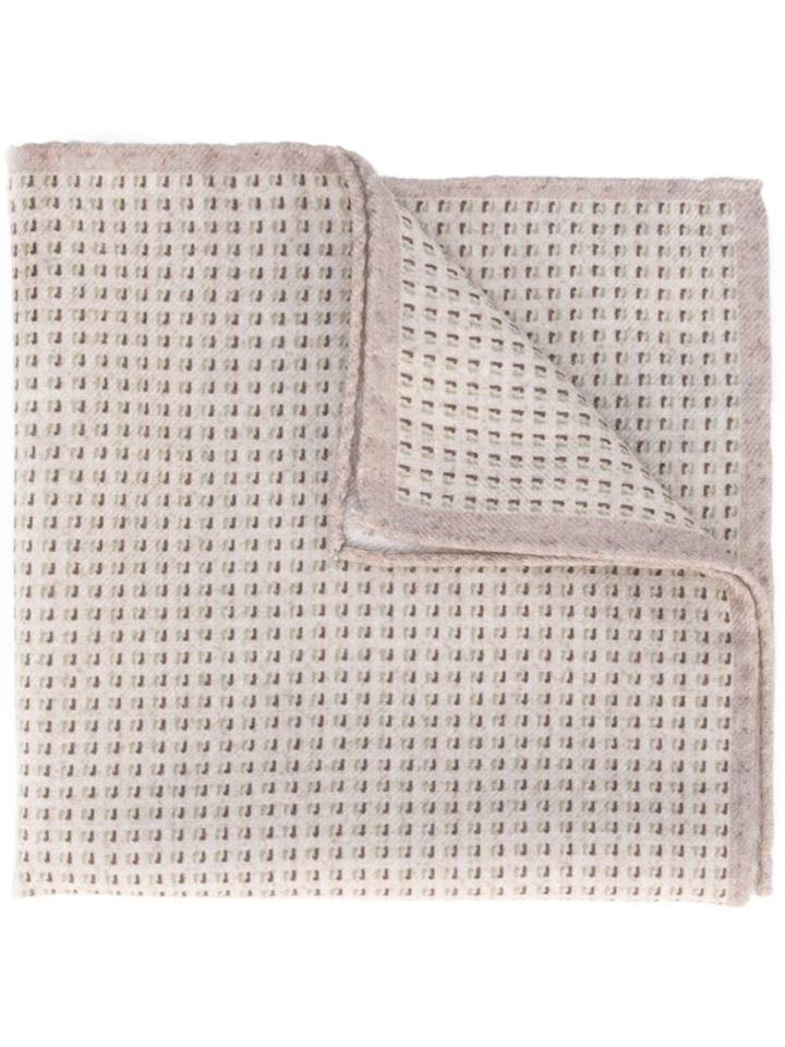 Eleventy Textured Pocket Square