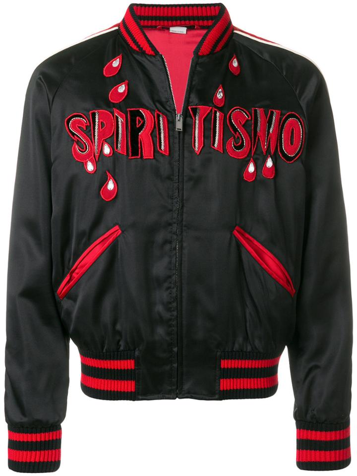 Gucci Spiritismo Bomber Jacket - Black