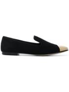 Giuseppe Zanotti Design Dalila Toe Cap Slippers - Black