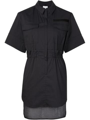 Koonhor Mesh Hem Shirt Dress