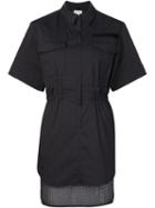 Koonhor Mesh Hem Shirt Dress