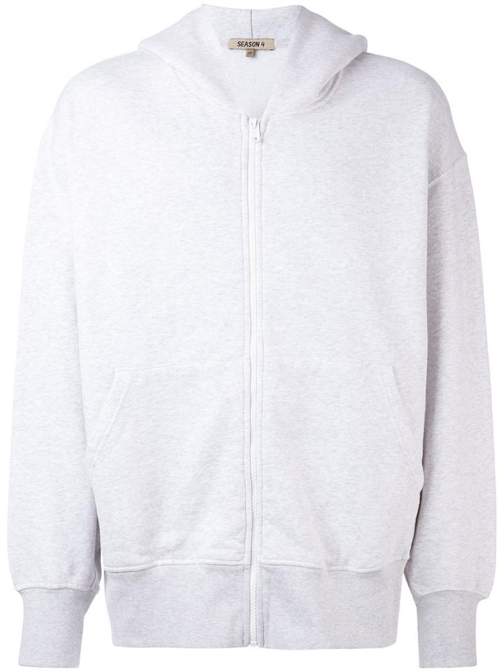 Yeezy - Zip Up Hoodie - Unisex - Cotton - L, Grey, Cotton