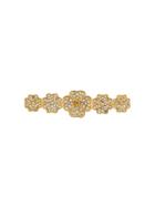 Chanel Vintage Flower Shaped Brooch - Gold
