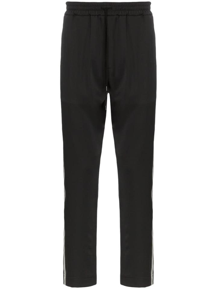 Cmmn Swdn Buck Side Stripe Sweat Pants - Black