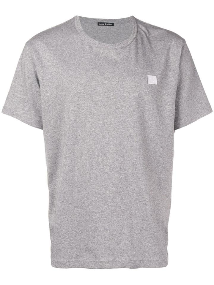 Acne Studios Logo Short-sleeve T-shirt - Grey