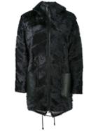 Liska - Panel Hooded Coat - Women - Lamb Fur - M, Women's, Brown, Lamb Fur