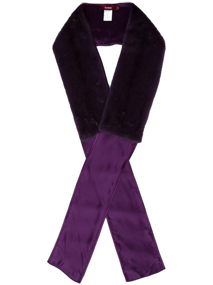 Sies Marjan Long Layered Scarf - Pink & Purple
