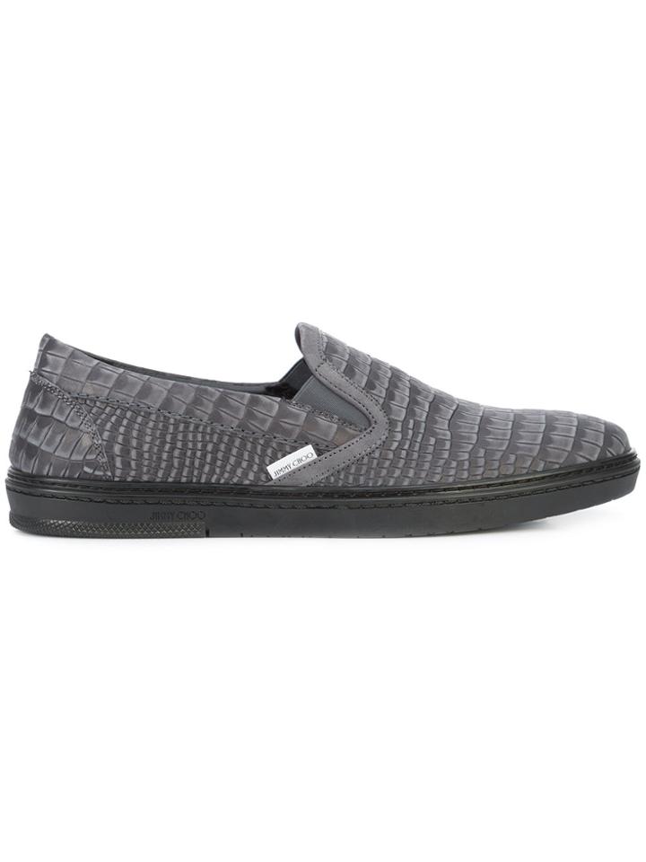 Jimmy Choo Grove Slip-on Sneakers - Grey