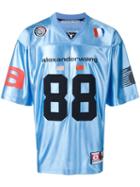 Alexander Wang Oversized '88' Logo Jersey - Blue