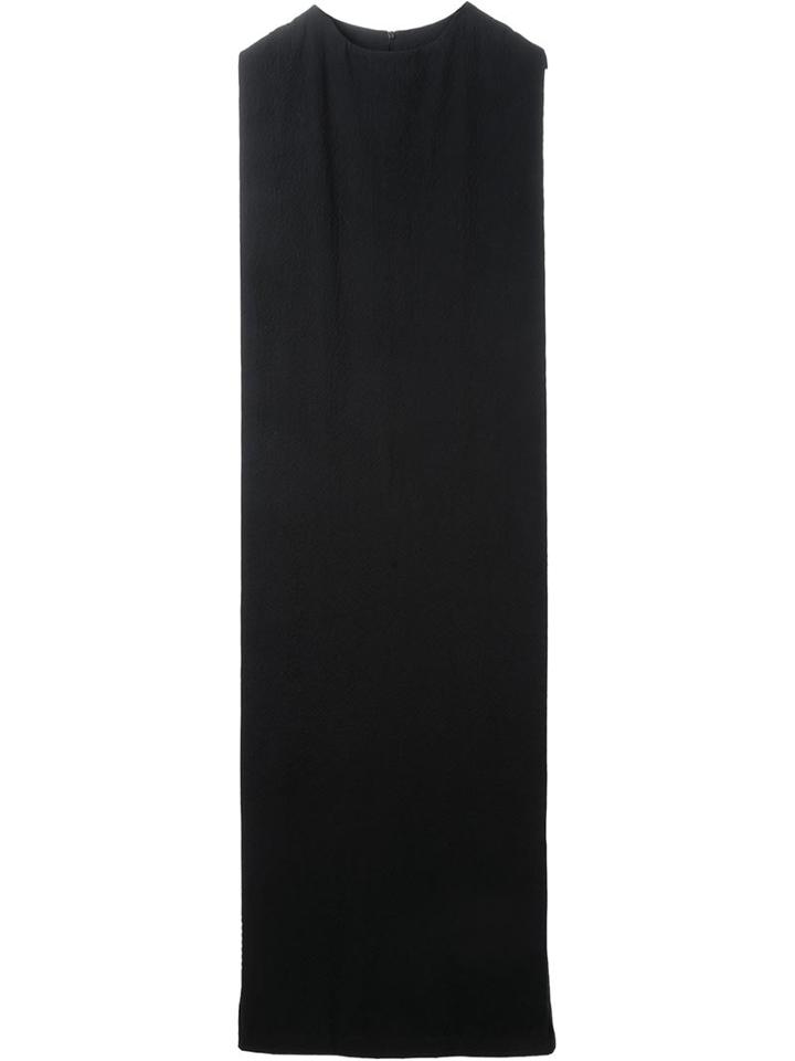 Strateas Carlucci Womb Maxi Column Dress, Women's, Size: Medium, Black, Cotton/spandex/elastane