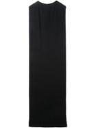 Strateas Carlucci Womb Maxi Column Dress, Women's, Size: Medium, Black, Cotton/spandex/elastane