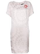 Cavalli Class Stylised Print Dress - Nude & Neutrals